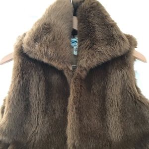 Faux Fur Collared Vest